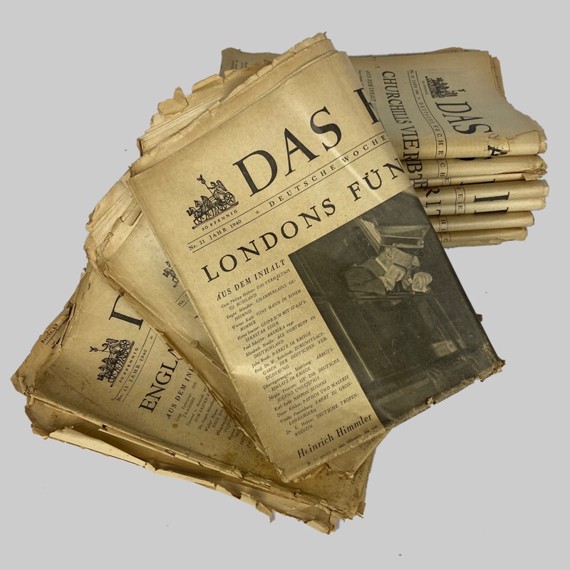 Periódico Das Reich 12 números 1940 WW2 Alemania