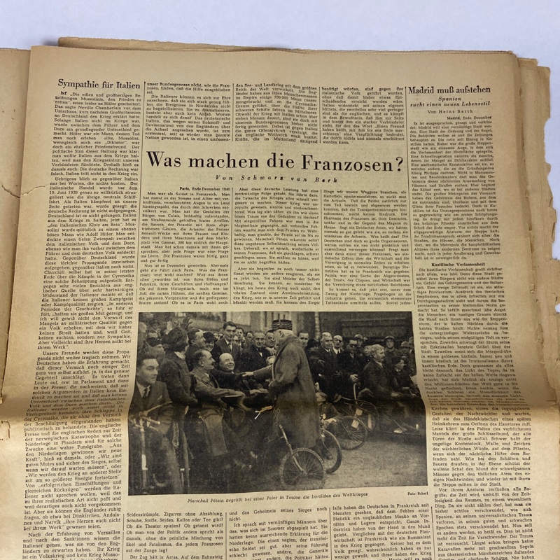 Periódico Das Reich 12 números 1940 WW2 Alemania - Imagen 7