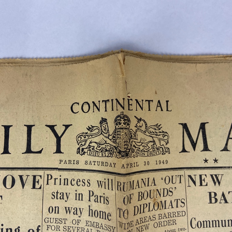 Periódico Daily Mail 1949 UK - Imagen 3