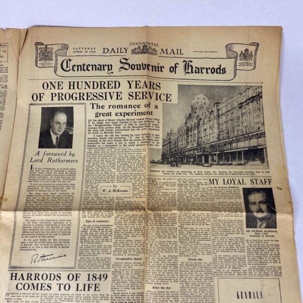 Periódico Daily Mail 1949 UK - Imagen 4