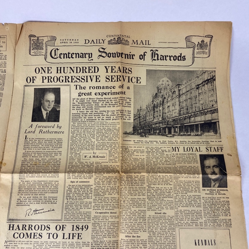 Periódico Daily Mail 1949 UK - Imagen 4