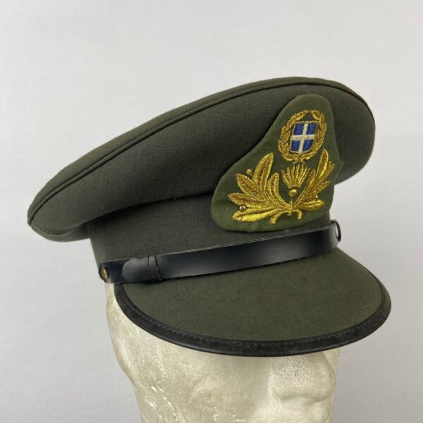 Gorra de Oficial del Ejército de Tierra de Grecia