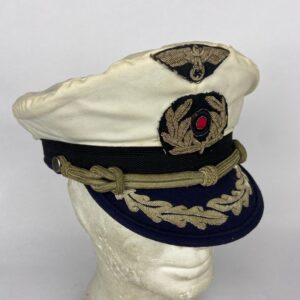 Gorra de Oficial de la Kriegsmarine Alemania WWII Repro