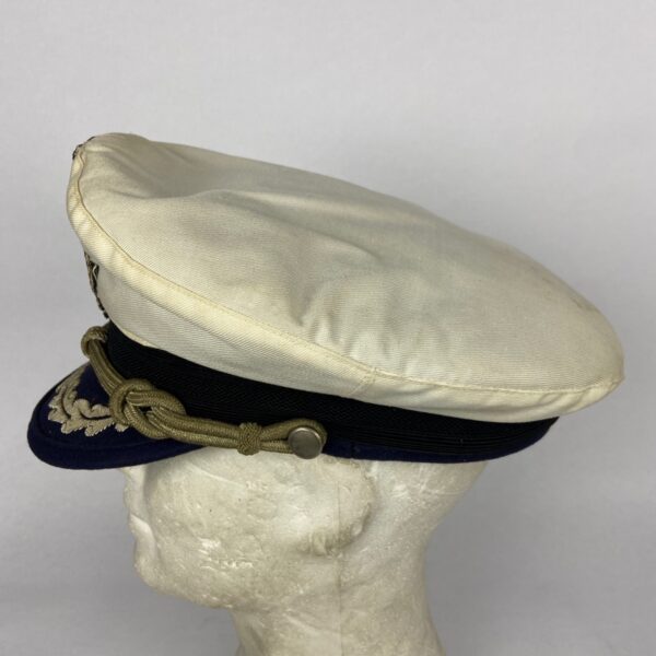 Gorra de Oficial de la Kriegsmarine Alemania WWII Repro - Imagen 4