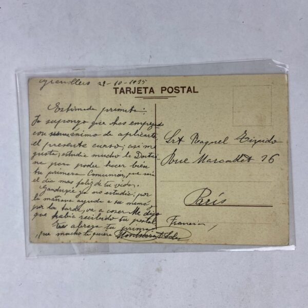 Tarjeta Postal época 2ª Republica España 1935 - Imagen 2