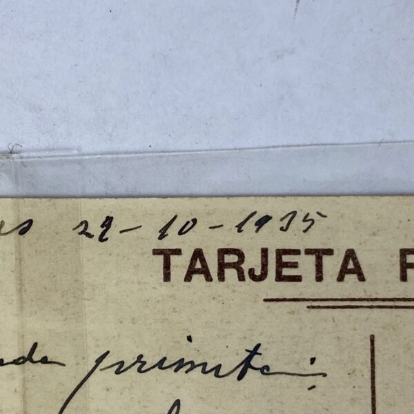 Tarjeta Postal época 2ª Republica España 1935 - Imagen 3