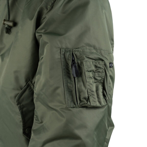 Chaqueta Bomber MA-1 Verde con Capucha - Imagen 5