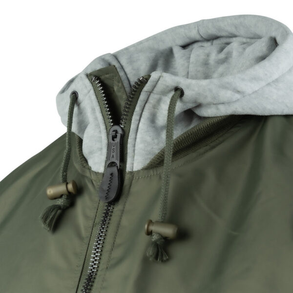 Chaqueta Bomber MA-1 Verde con Capucha - Imagen 6