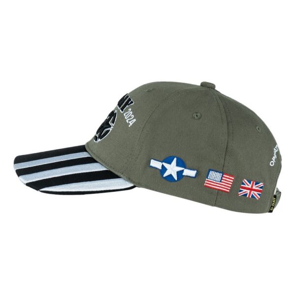 Gorra Béisbol D-Day 80 Aniversario Verde 100% Algodón - Imagen 2