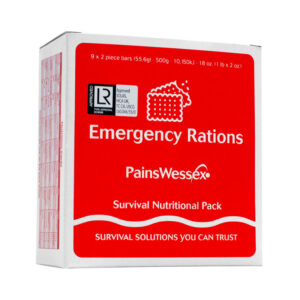 Pack 18 Raciones Emergencia Pains Wessex Emergency Rations