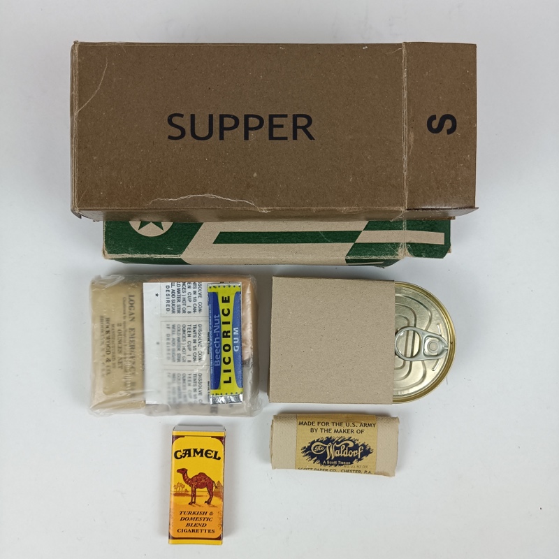 Conjunto de Raciones Tipo K Militar WW2 EEUU - Imagen 2