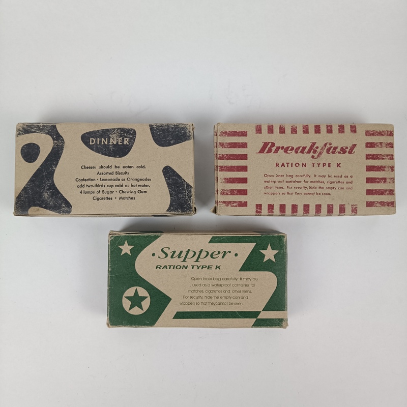 Conjunto de Raciones Tipo K Militar WW2 EEUU - Imagen 9