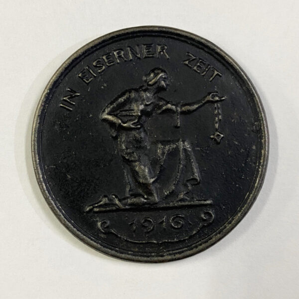 Moneda donativo IN EISERNER ZEIT 1916 WW1 Alemania