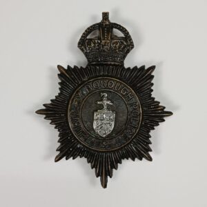 Placa casco de Policía Burnley Borough UK