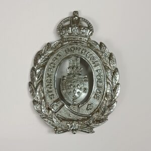 Placa casco de Policía Stockport Borough UK