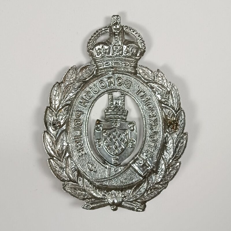 Placa casco de Policía Stockport Borough UK - Imagen 2