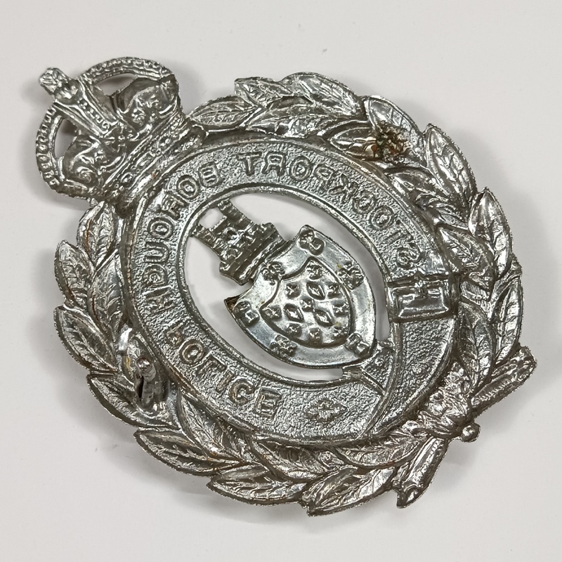 Placa casco de Policía Stockport Borough UK - Imagen 3