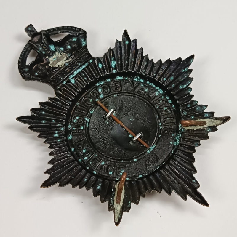 Placa casco de Policía Burnley Borough UK - Imagen 3