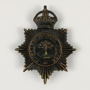 Placa casco de Policía Worcestershire Police UK