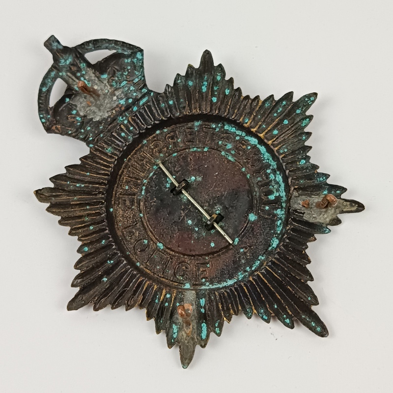 Placa casco de Policía Worcestershire Police UK - Imagen 3