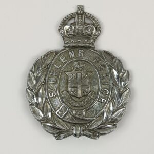 Placa casco de Policía St. Helens Police UK