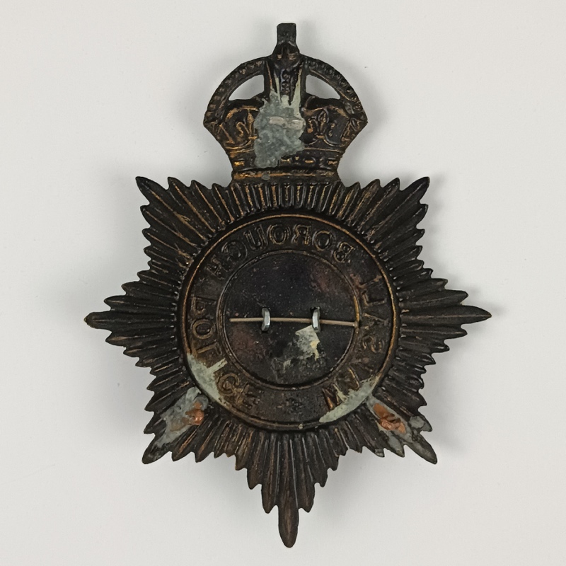 Placa casco de Policía Walsall Borough UK - Imagen 2