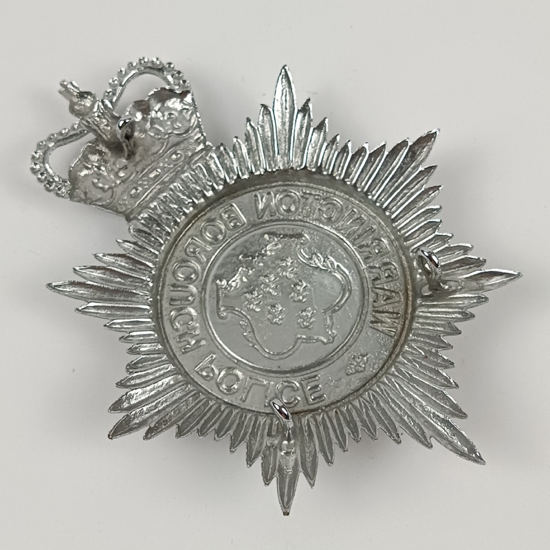 Placa casco de Policía Warrington Borough UK - Imagen 3