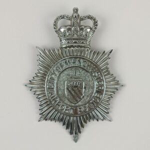 Placa casco de Policía Aeropuerto Manchester UK