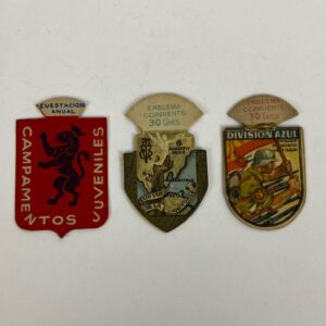 Emblemas de Auxilio Social División Azul y Falange España