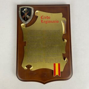 Metopa Credo Legionario España