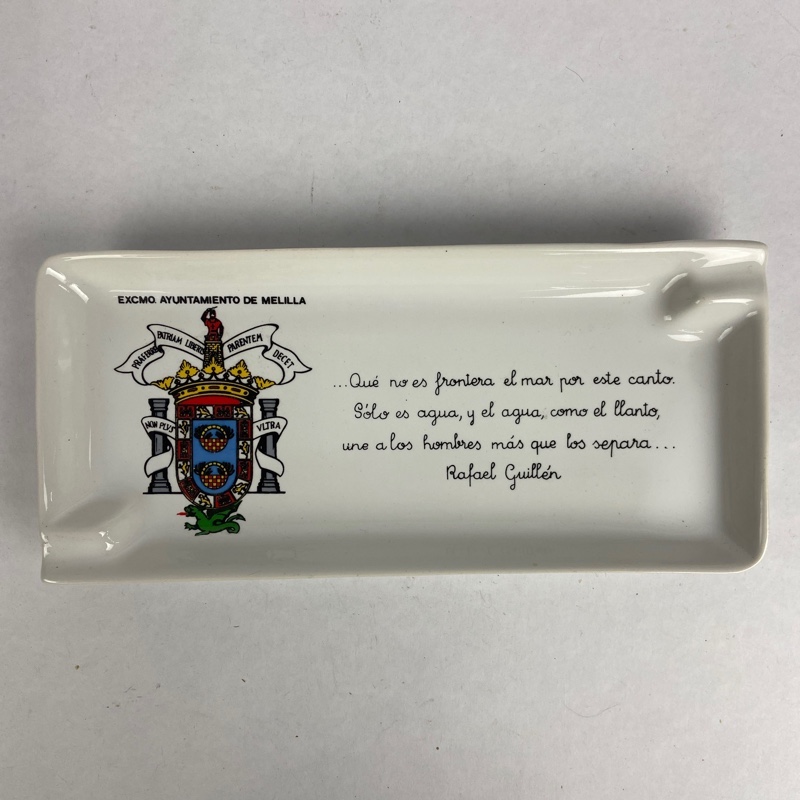 Platos y Ceniceros Conmemorativos de Melilla - Imagen 2
