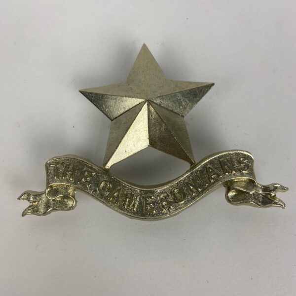 Insignia de Gorra de los Cameronianos Fusileros Escoceses