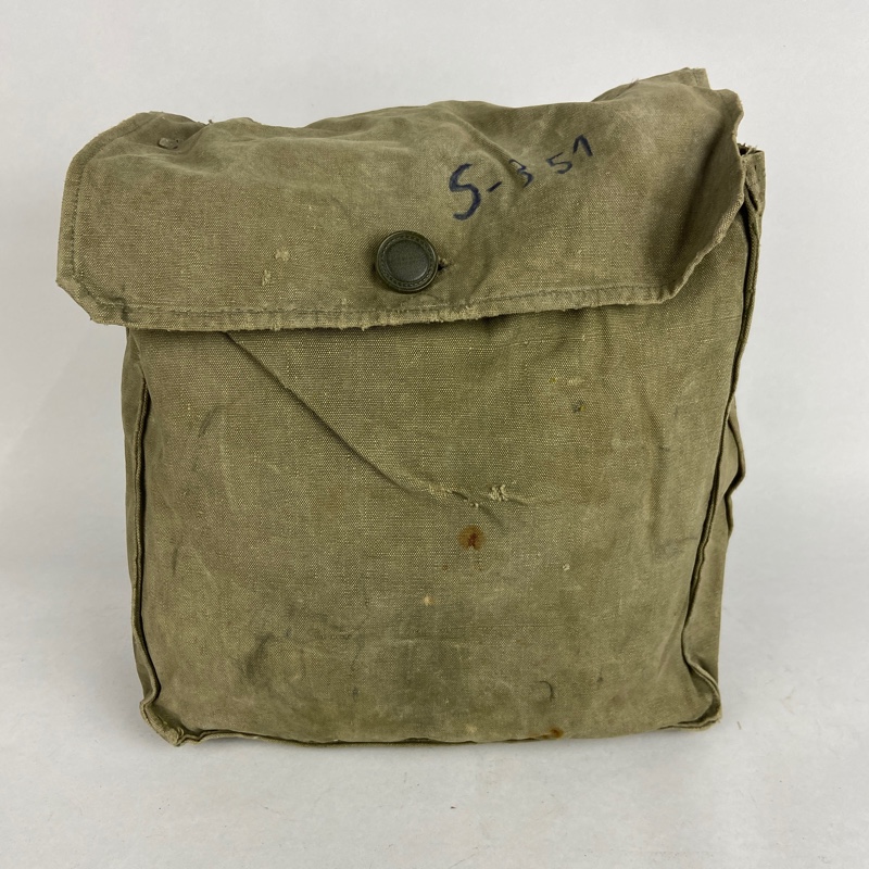Macuto militar de lona España años 50 - Imagen 3