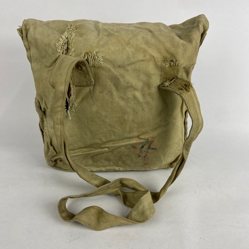 Macuto militar de lona España años 50 - Imagen 2