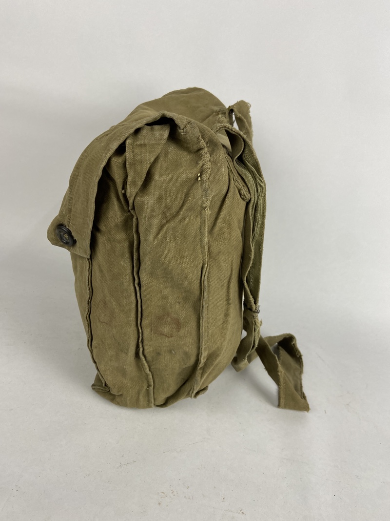Macuto militar de lona España años 50 - Imagen 4