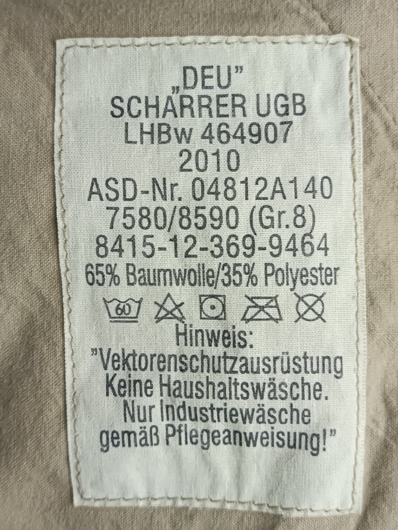 Uniforme de Camuflaje Tropentarn Alemania - Imagen 12