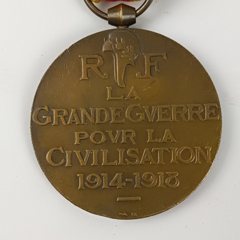 Medalla de la Victoria Interaliada WW1 Francia - Imagen 4