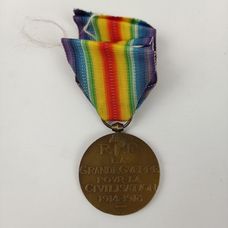 Medalla de la Victoria Interaliada WW1 Francia - Imagen 2