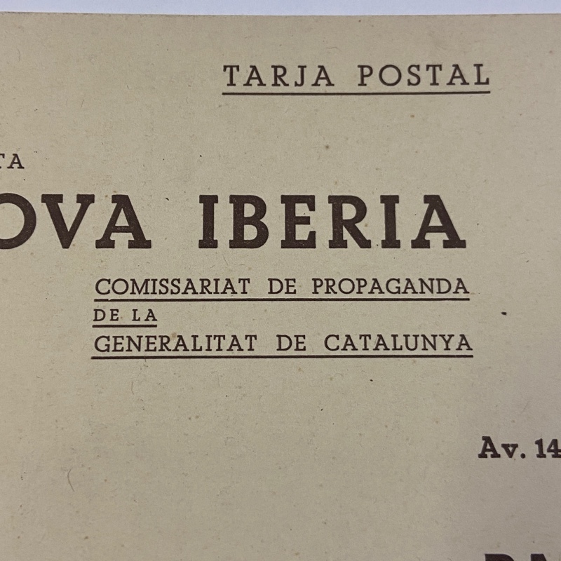 Tarjeta Postal Nova Iberia Guerra Civil España - Imagen 3