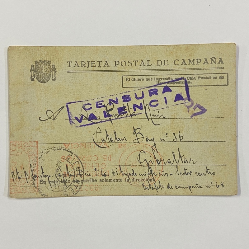 Tarjeta Postal Republica Guerra Civil España - Imagen 3