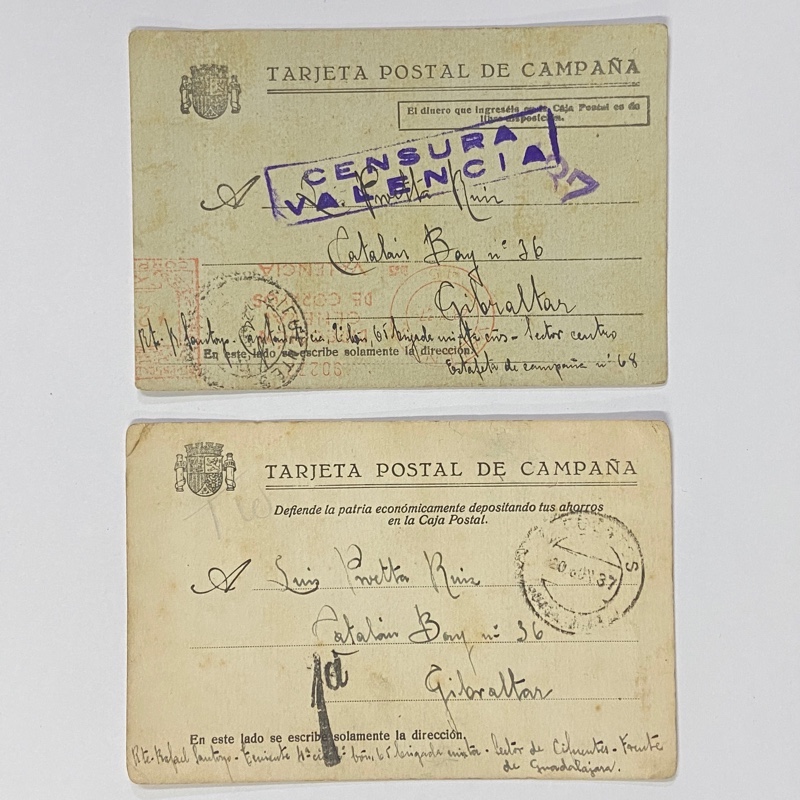 Tarjeta Postal Republica Guerra Civil España