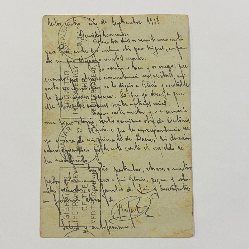 Tarjeta Postal Republica Guerra Civil España - Imagen 4