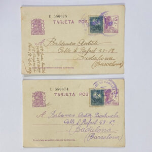 Tarjeta Postal Republica Guerra Civil España