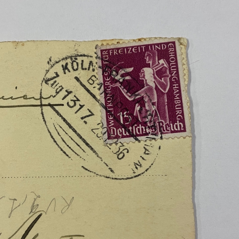 Tarjeta Postal Guerra Civil España Alemania - Imagen 4