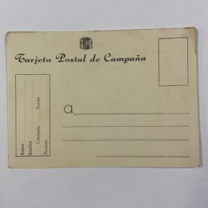 Tarjeta Postal de Campaña Guerra Civil España