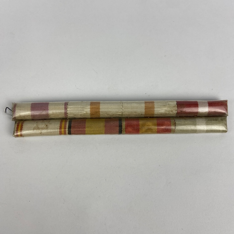 Pasador de diario 8 medallas Alfonso XIII y Guerra Civil España