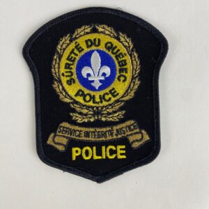 Parche Policía de Quebec Canada