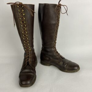 Botas de cuero marrón Guerra Civil España