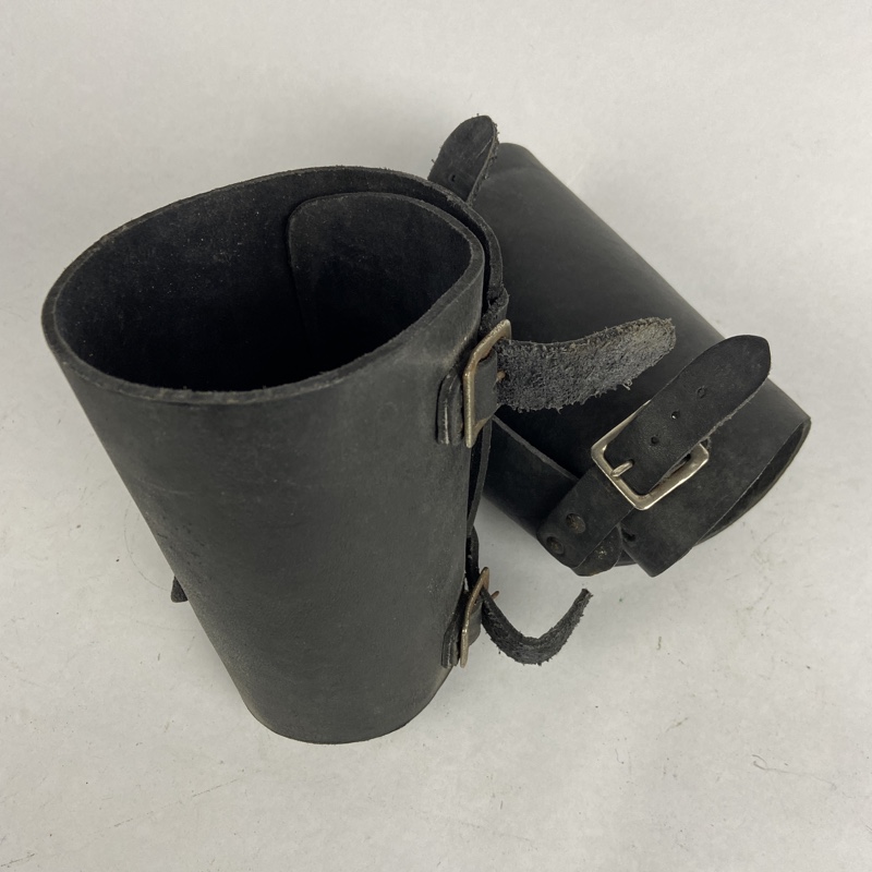 Polainas de cuero Ejército España - Imagen 2