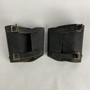 Polainas de cuero negro Ejército España